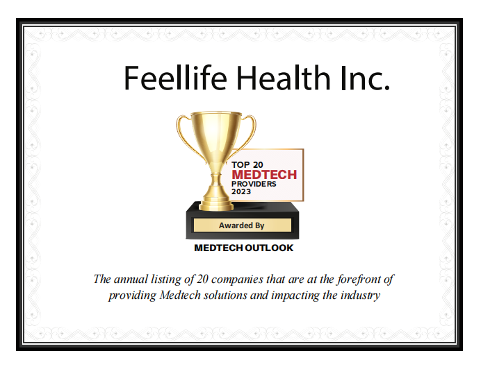 feellife® Honoured as a MedTech Outlook Top 20 Company in the US