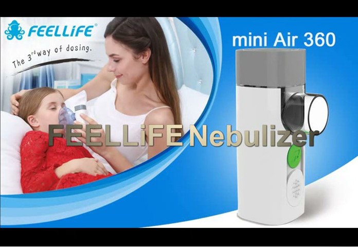 FEELLIFE Nebulisateur Portable, Inhalateur, Aerosol Medical, Convient  Enfants et Adultes Souffrant de Maladies Respiratoires Telles Que l'asthme  et La