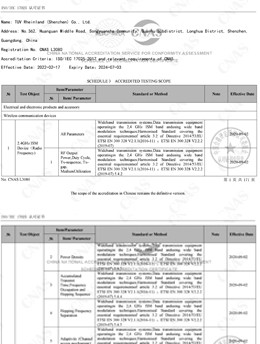 Laboratory CNAS Certificate
